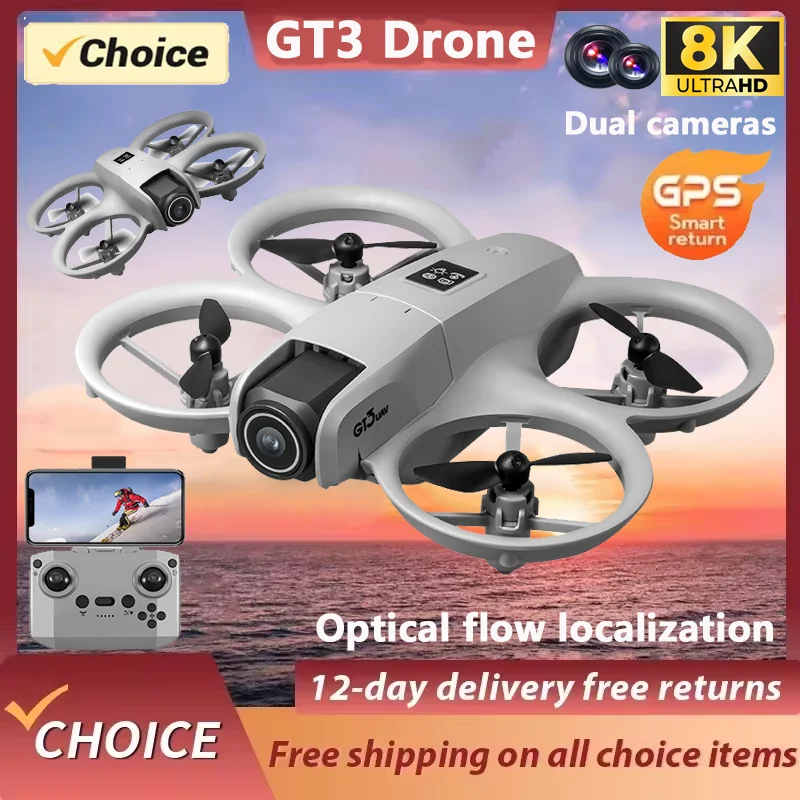 Drone Rc Team City - GT3 Drone 8K HD Camera, GPS