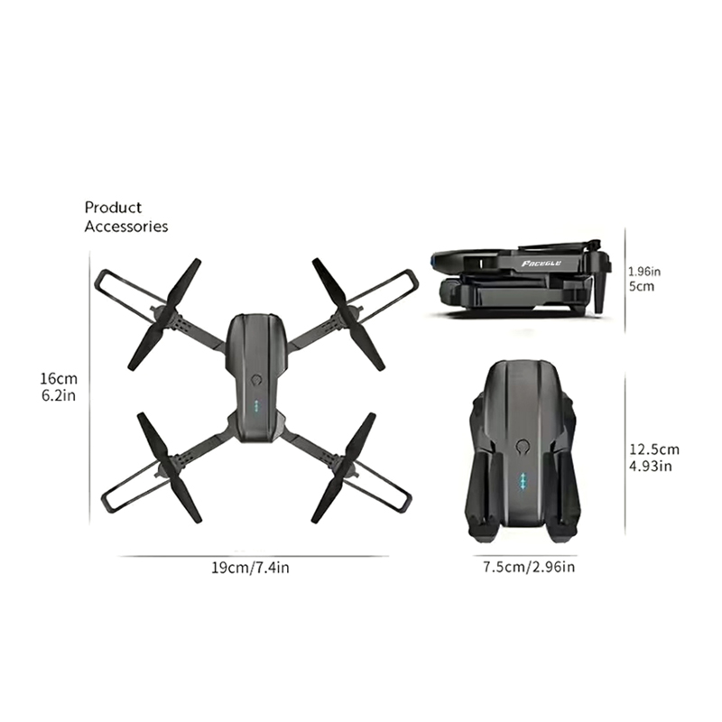E99 Pro Mini RC Drone FACEGLE  - Drone Rc E99 review and price