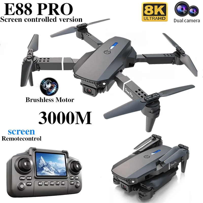 Professional E88 PRO Drone wit - Dron Rc Quadcopter review and price