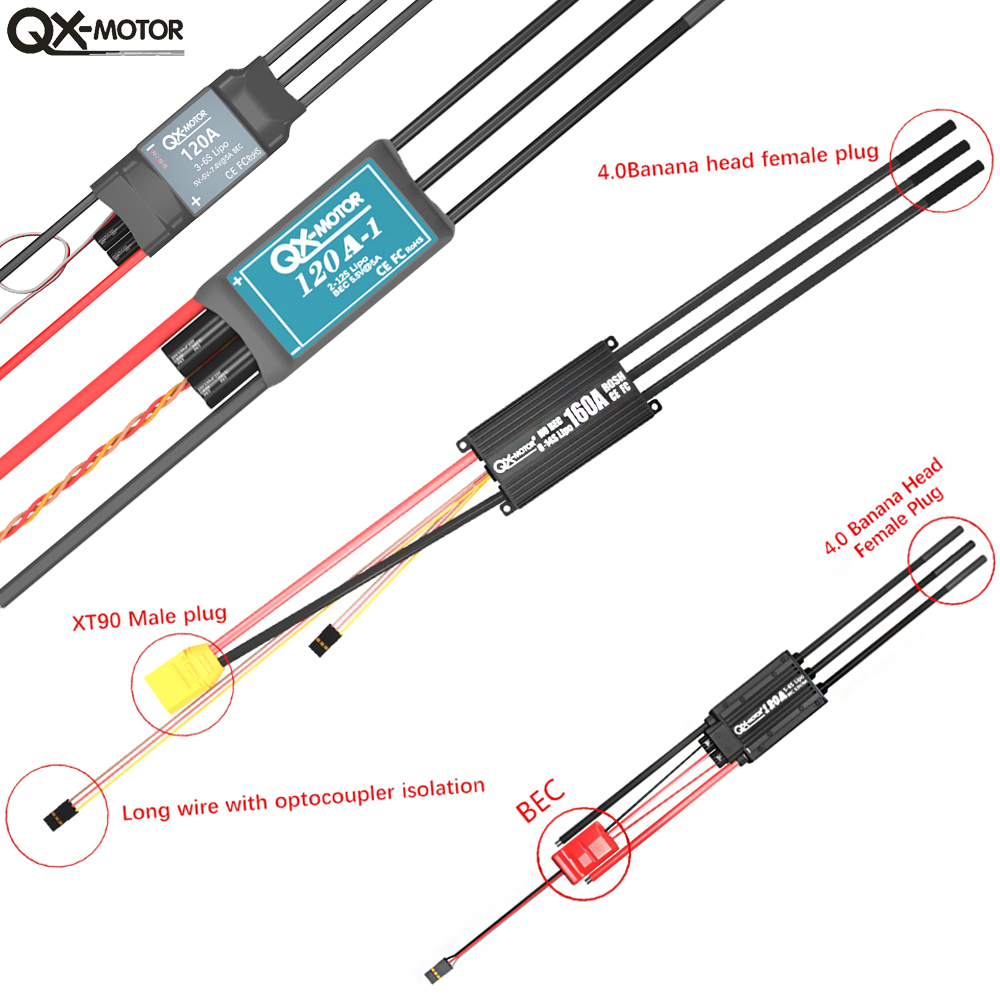 QX-MOTOR Brushless ESC series  - Drone And Car review and price