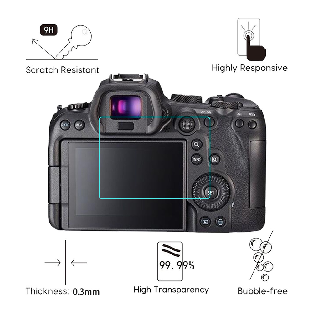 Camera Glass Protective Film F - Canon Camera Eos R8 review and price