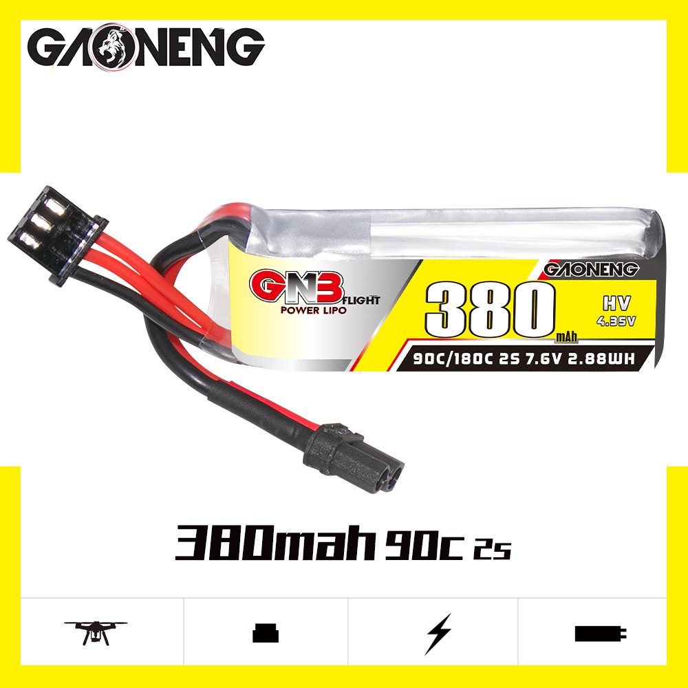GNB 2S 7.6V 380mAh 90C/180C Li - Dron Rc Quadcopter review and price