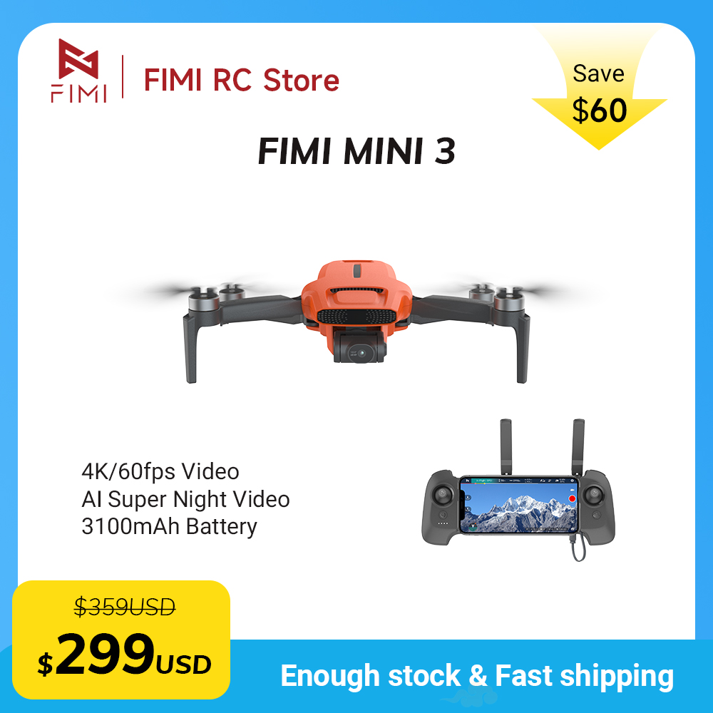 FIMI MINI 3 Camere Drone 4K 60 - Drone Rc Team City review and price