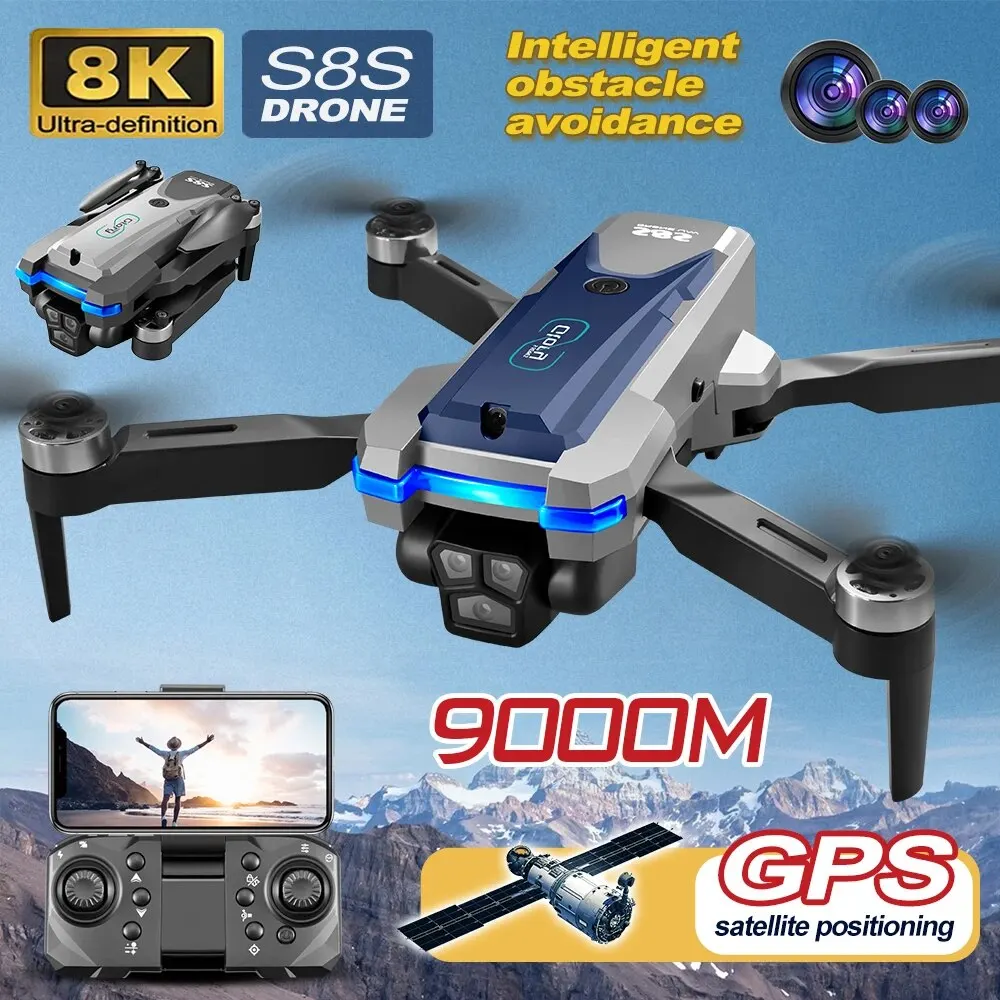 S8S GPS Drone 5G Wifi 8K HD Du - Dron Rc Quadcopter review and price